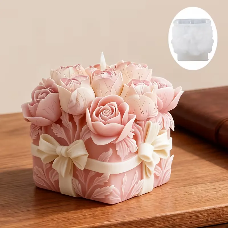 Romantic Bouquet Gift Box Candle