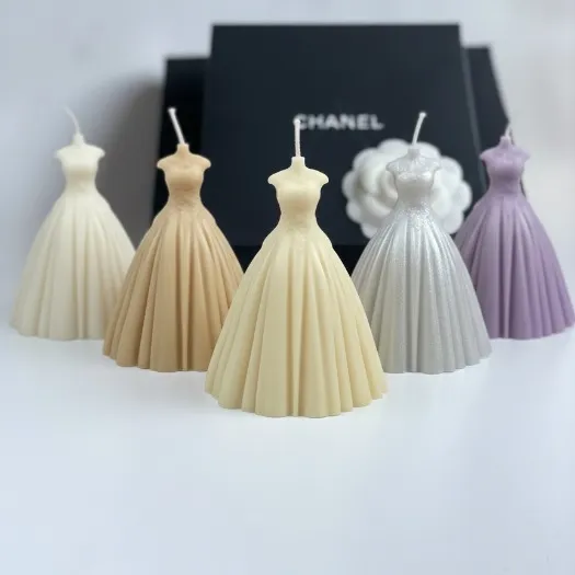 Bride Dress Candle