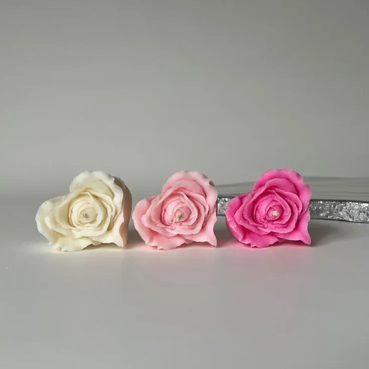 Heart Flower Candle