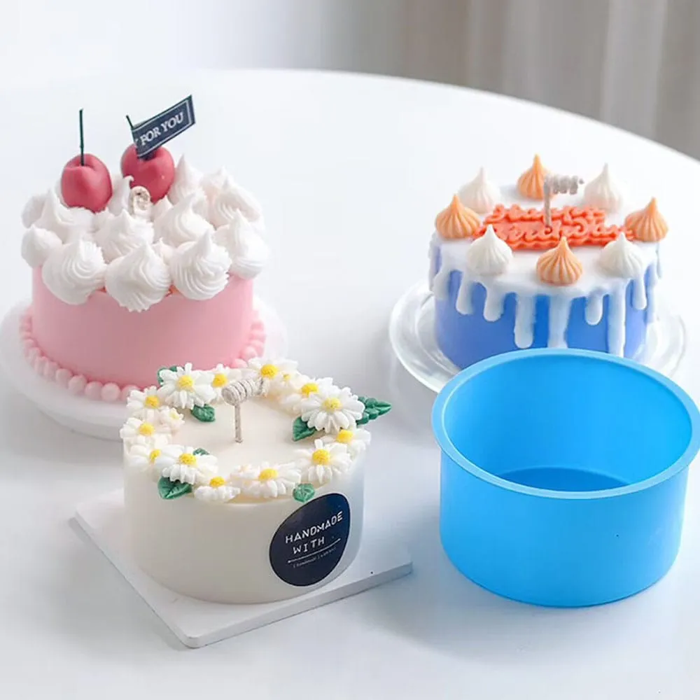 Round Cake Candle