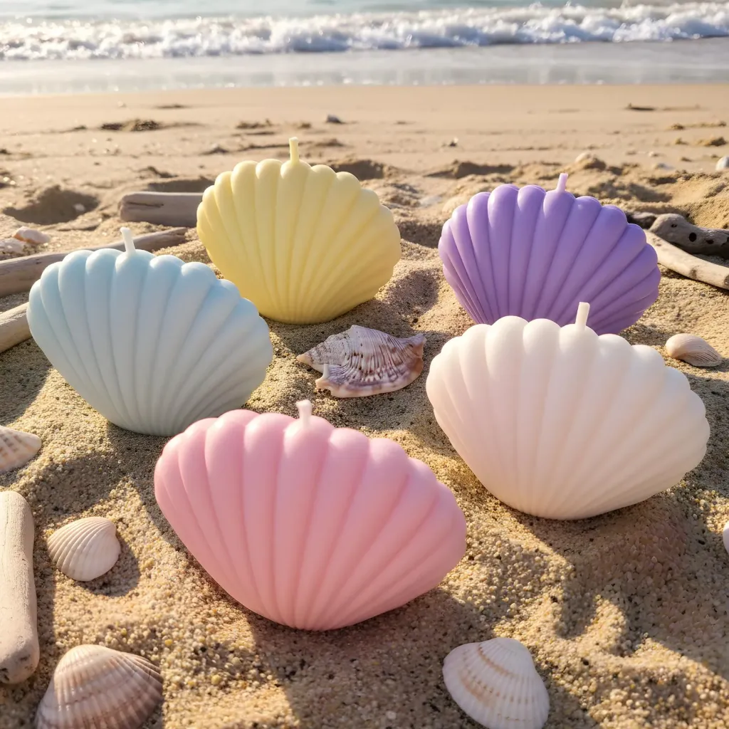 Sea Shell Candle