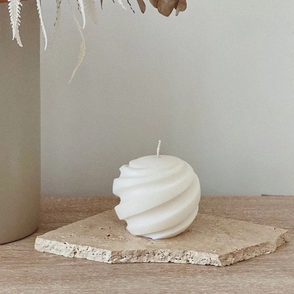 Spiral Ball Candle